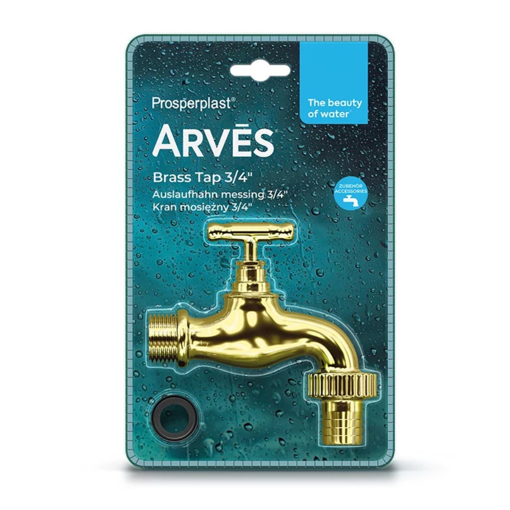 Prosperplast 3/4″ Gold Tap for Rainwater Tanks |  |  |
