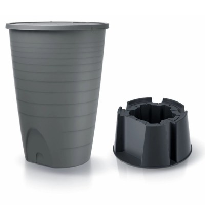Rainwater tank with Base HydroMoby Peruno Set, 260L, Gray - Product Comparison