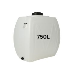 White 750-liter drinking water tank
